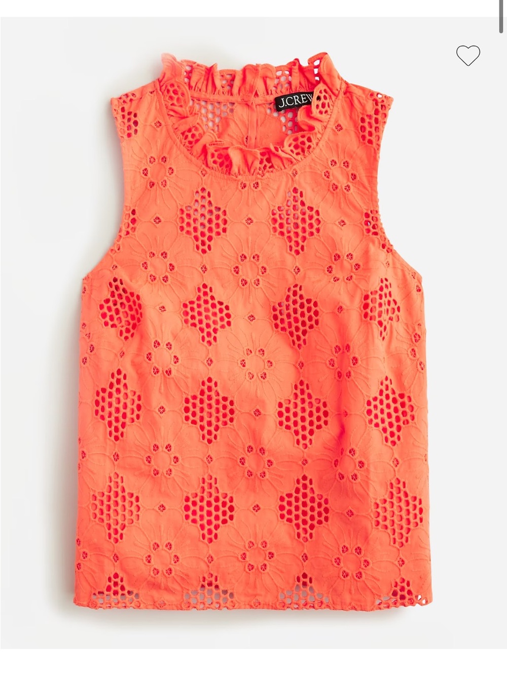 NWT J. Crew Fleur Top in Eyelet